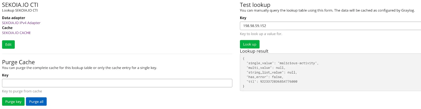 Lookup SEKOIA.IO CTI