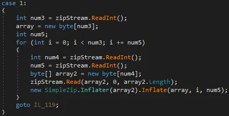 Strings about spook ransomware