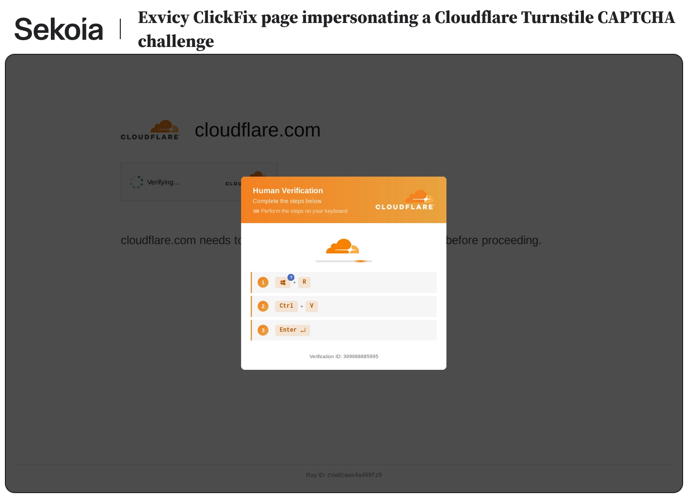 Exvicy ClickFix page
