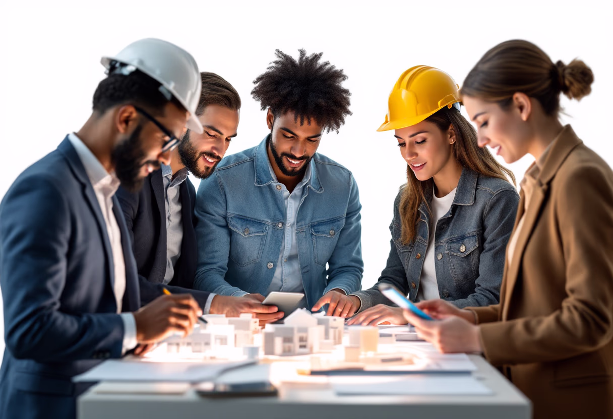 image of construction meetings (for a general contractor)