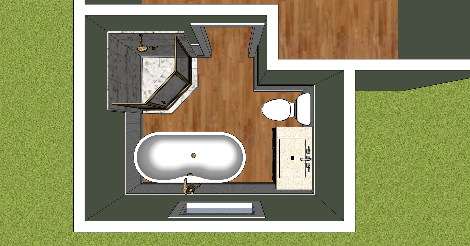 image of completed building project (for a construction company)