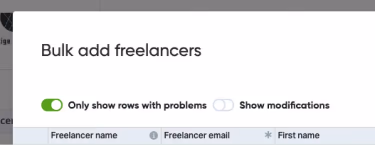 Worksuite freelancer management system - AI Smart Bulk Uploader 8