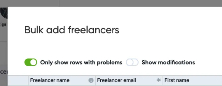 Worksuite freelancer management system - AI Smart Bulk Uploader 8