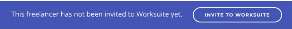 Worksuite freelancer management system - invite contractor to your centralized invoicing system