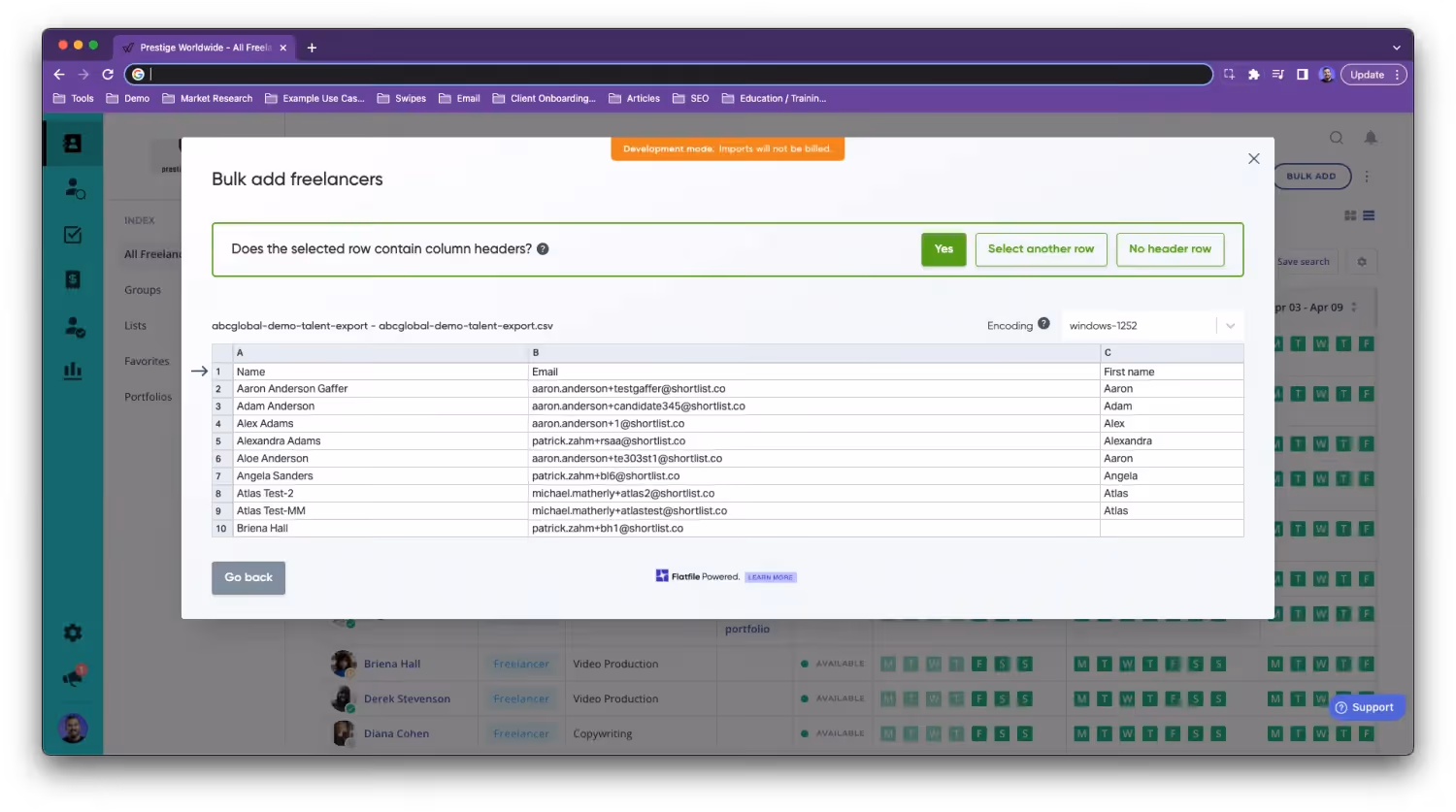Worksuite freelancer management system - AI Smart Bulk Uploader 5