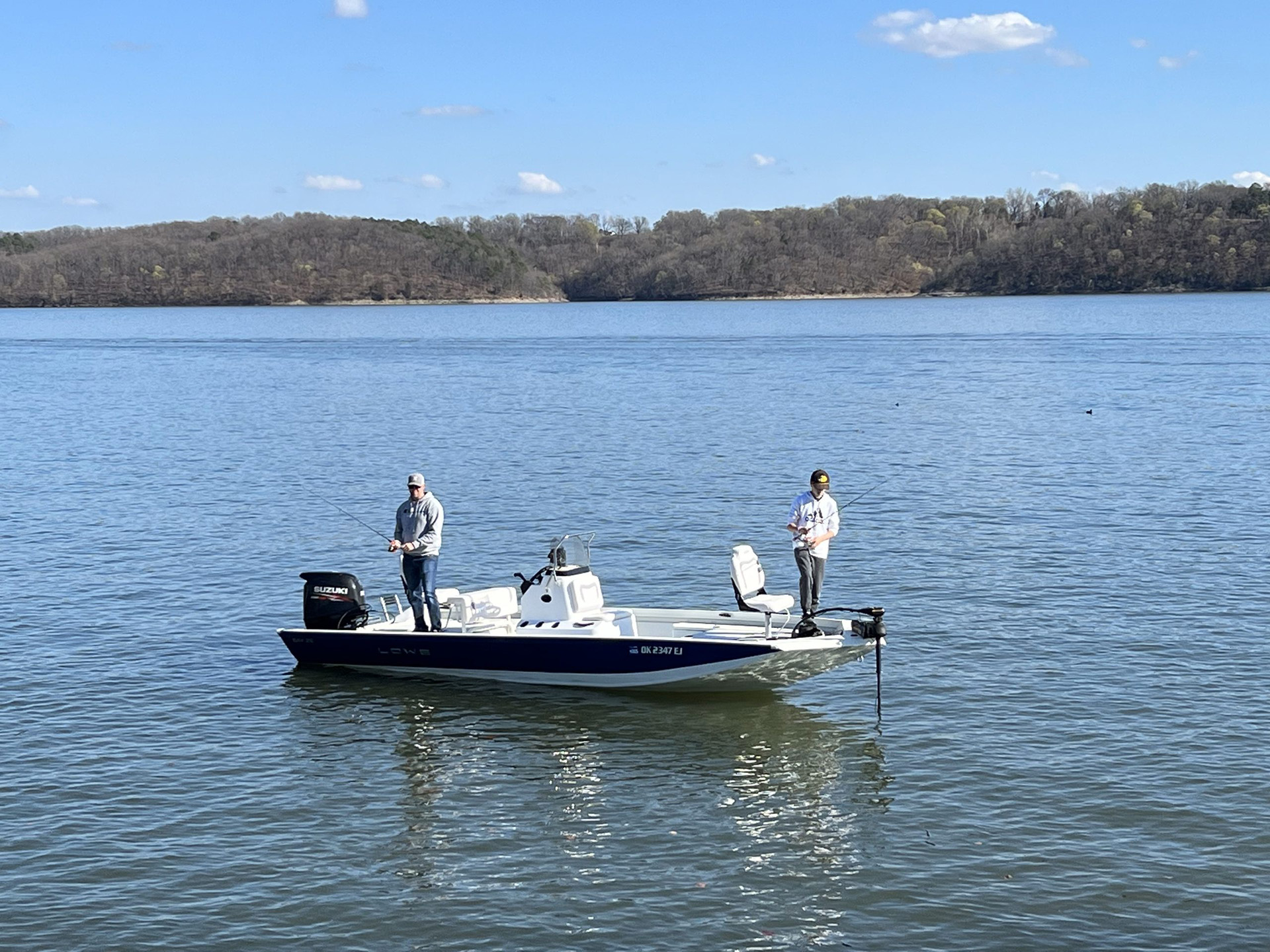 A 21' Chaparral on the lake.