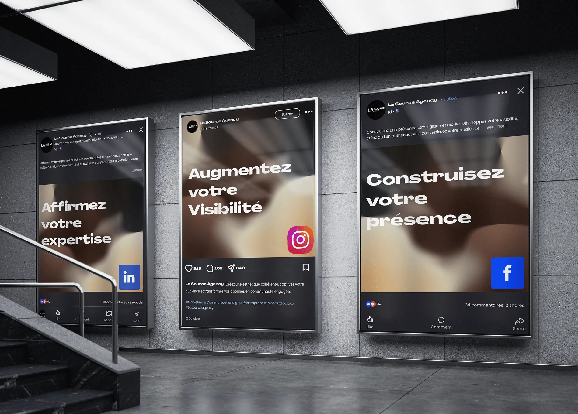 présentation des images su site lasource