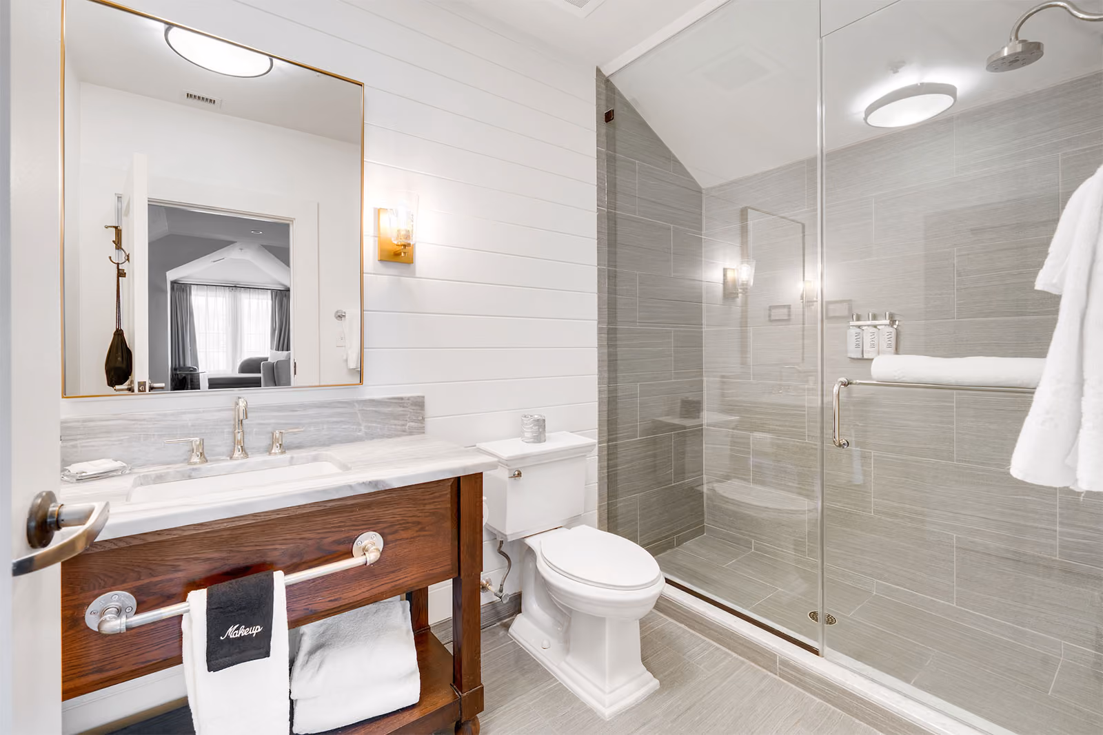 Kent Island Suite bathroom at The Inn at Chesapeake Bay Beach Club