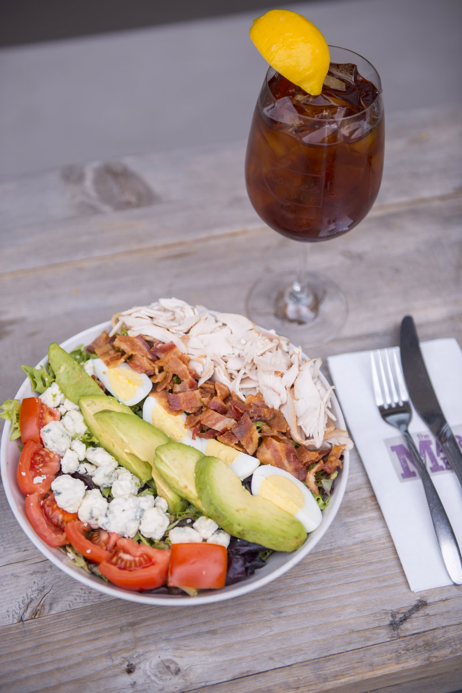 Cobb salad served at The Market, Chesapeake Bay Beach Club