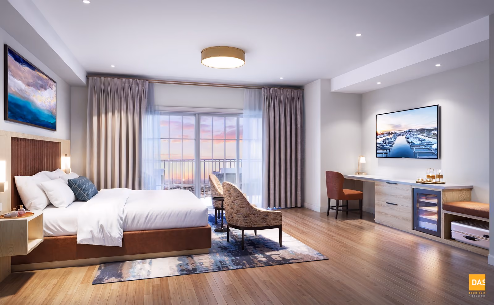 King room at Wilson's Cove, Chesapeake Bay Beach Club