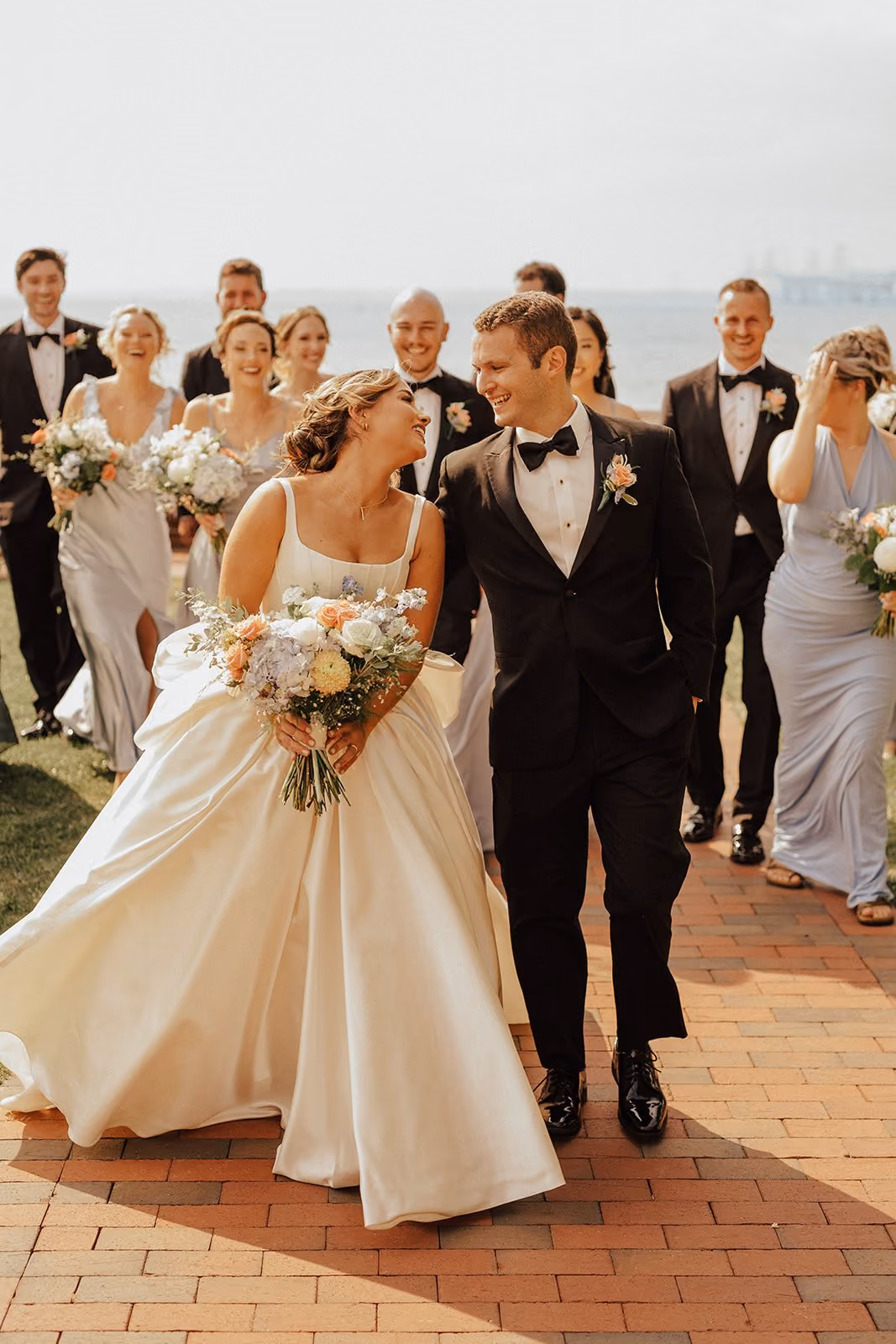 Wedding couple at Beach House at Chesapeake Bay Beach Club