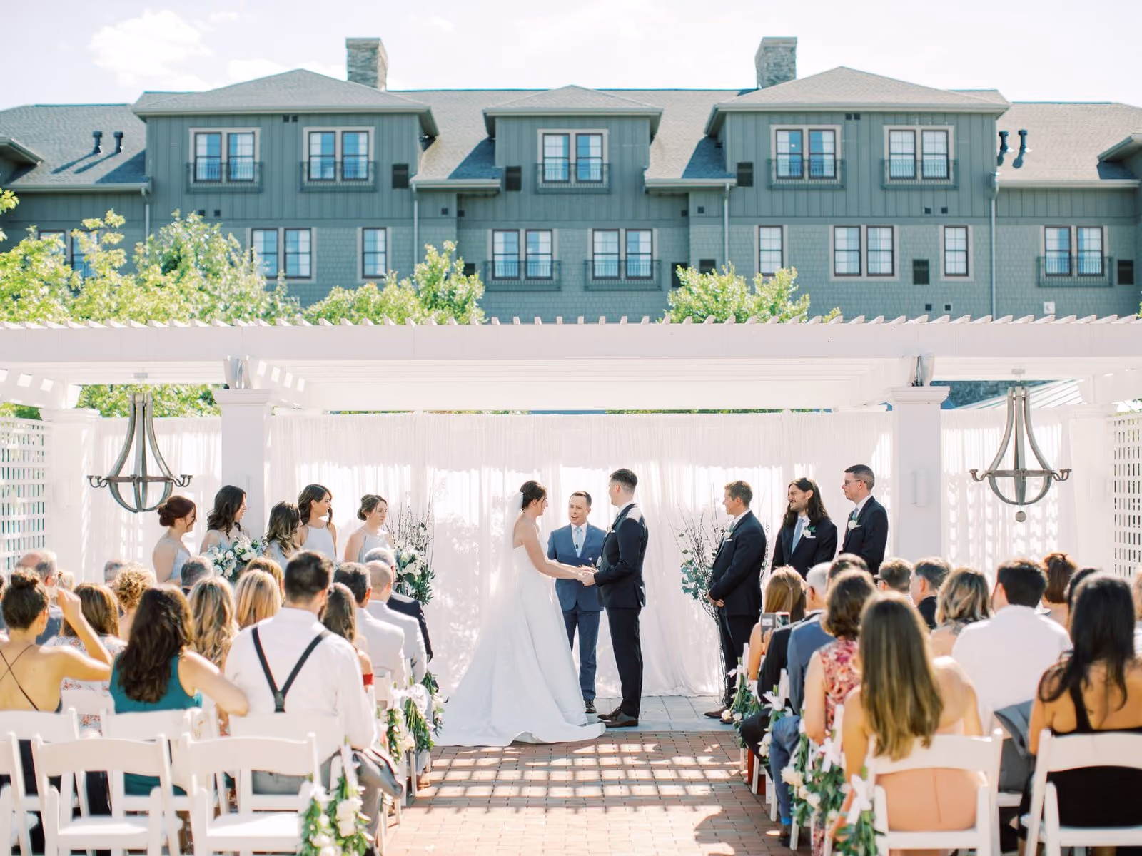 Inn wedding ceremony at Chesapeake Bay Beach Club