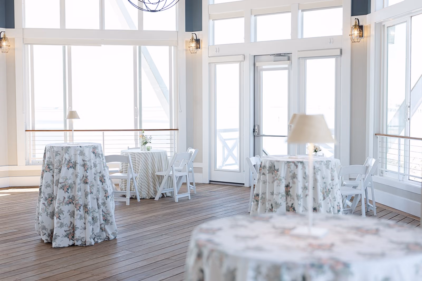 Silver Orchard celebration details at Chesapeake Bay Beach Club