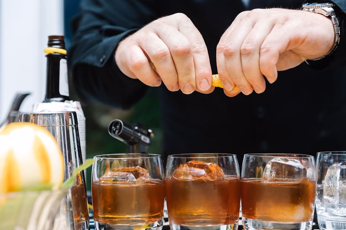 Signature beverage selection at Chesapeake Bay Beach Club