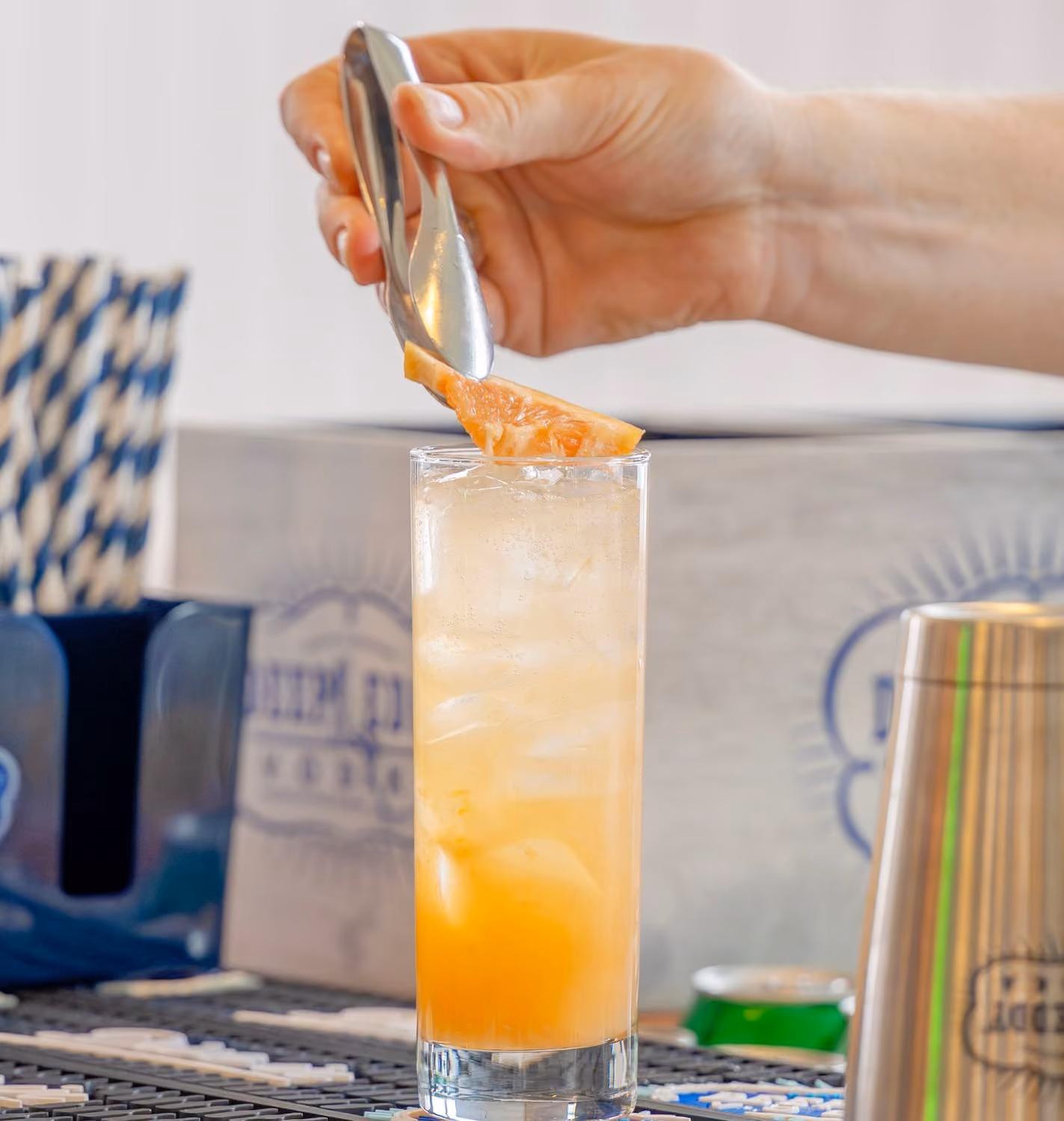 Beverage service display at Chesapeake Bay Beach Club