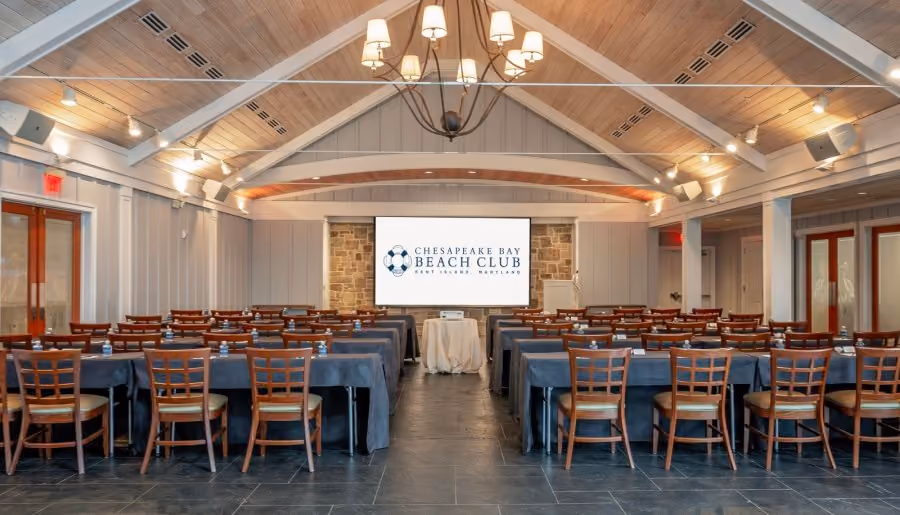 Breezeway event space at Chesapeake Bay Beach Club