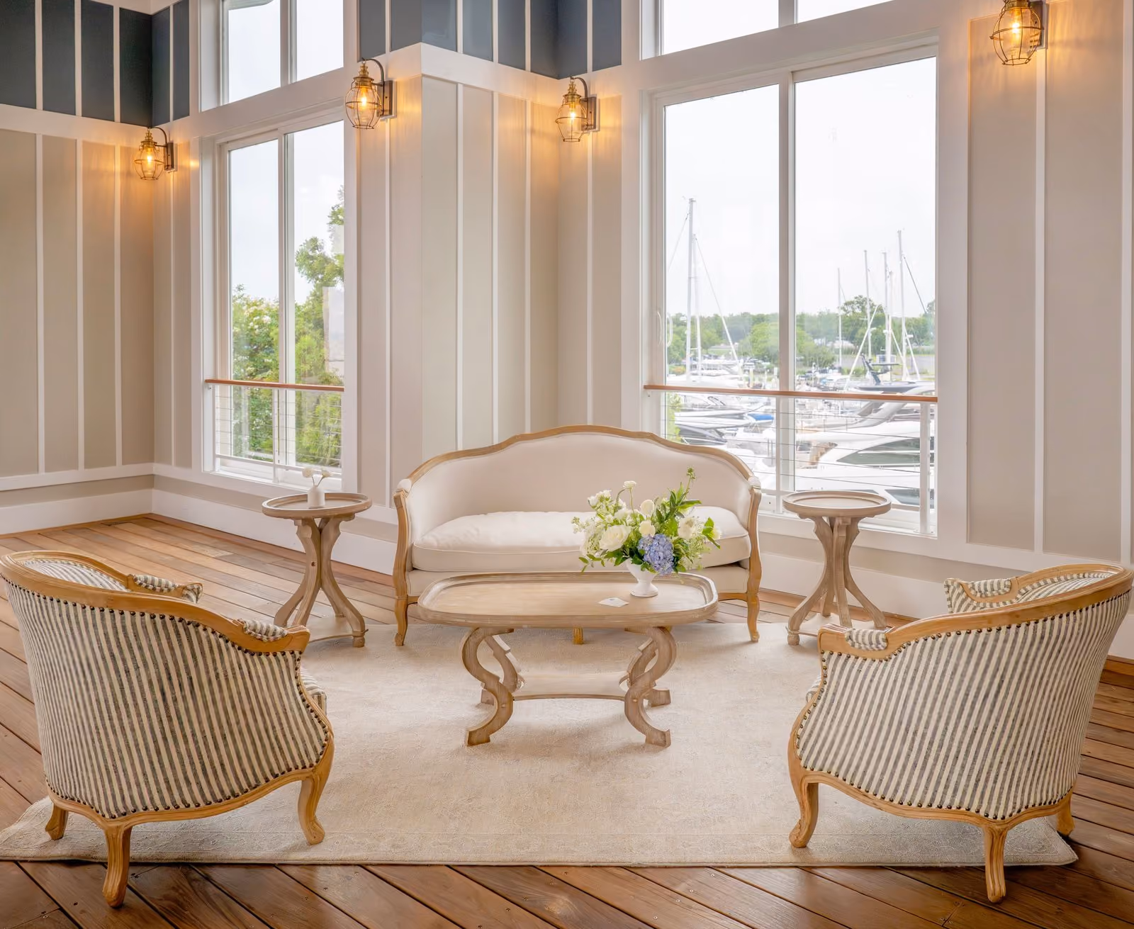 Garden Rooftop reception at Chesapeake Bay Beach Club