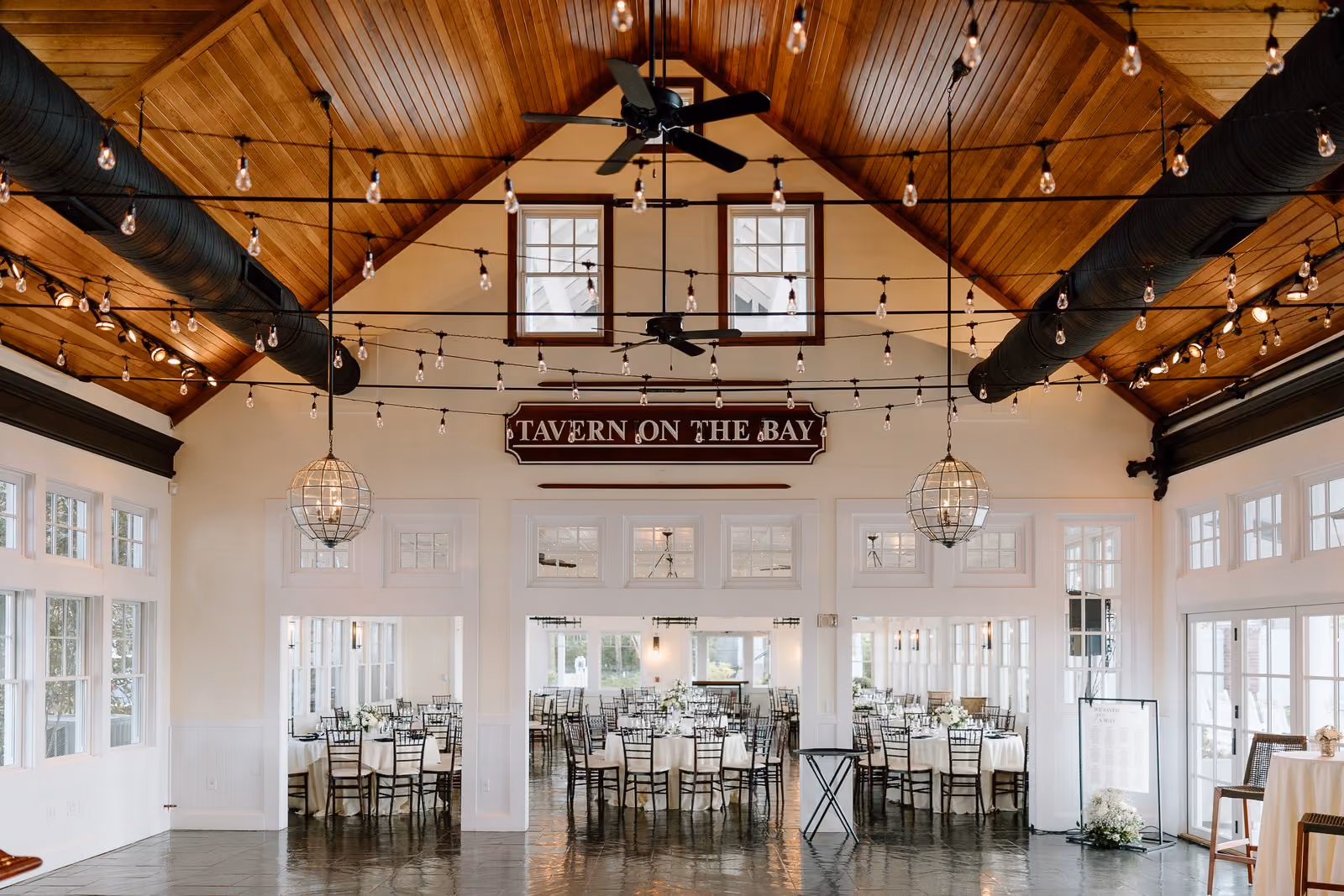 Wedding celebration at the Tavern at Chesapeake Bay Beach Club