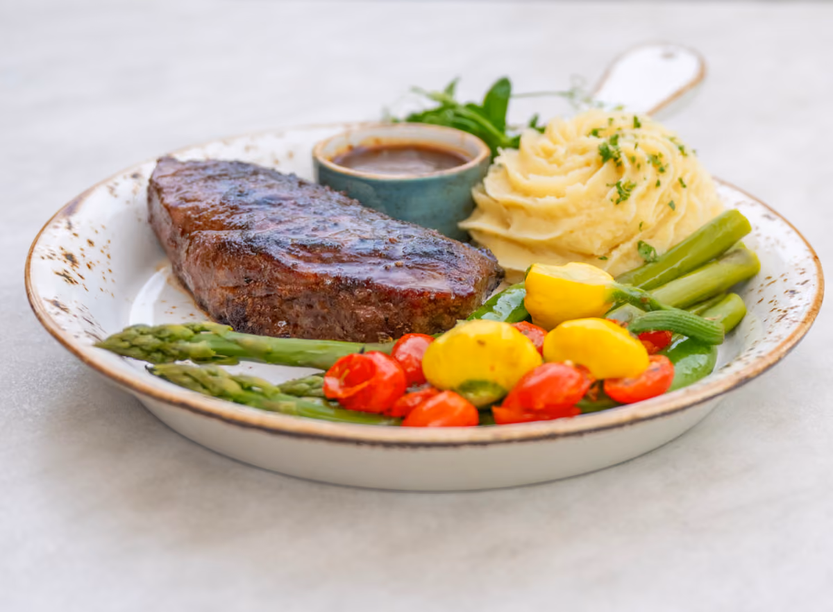 Beautifully plated entrée at Knoxie's Table, offering an elevated dining experience on Maryland's Eastern Shore.