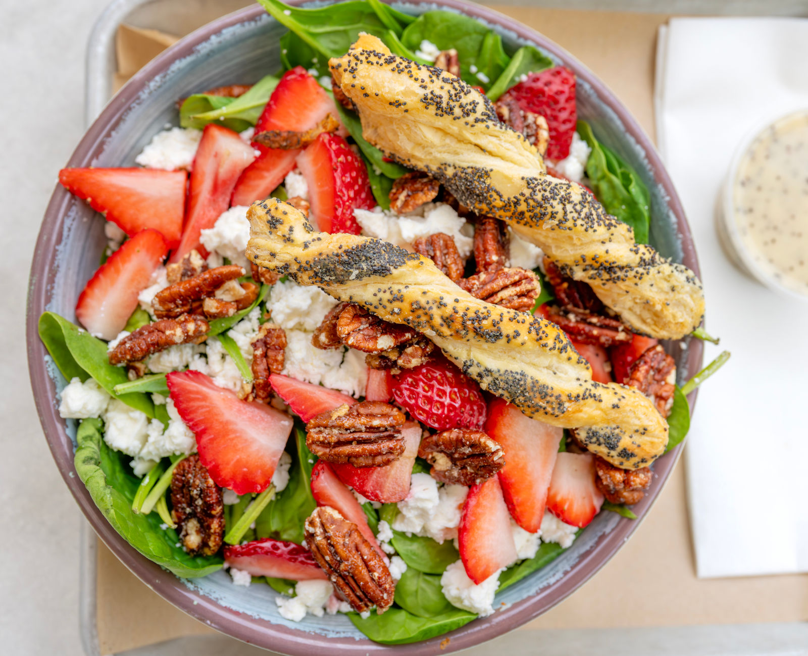 Fresh sandwiches, salads, baked goods, and specialty coffee served daily at The Market.