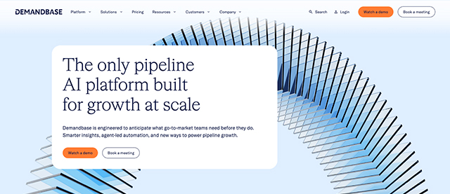 Demandbase home page