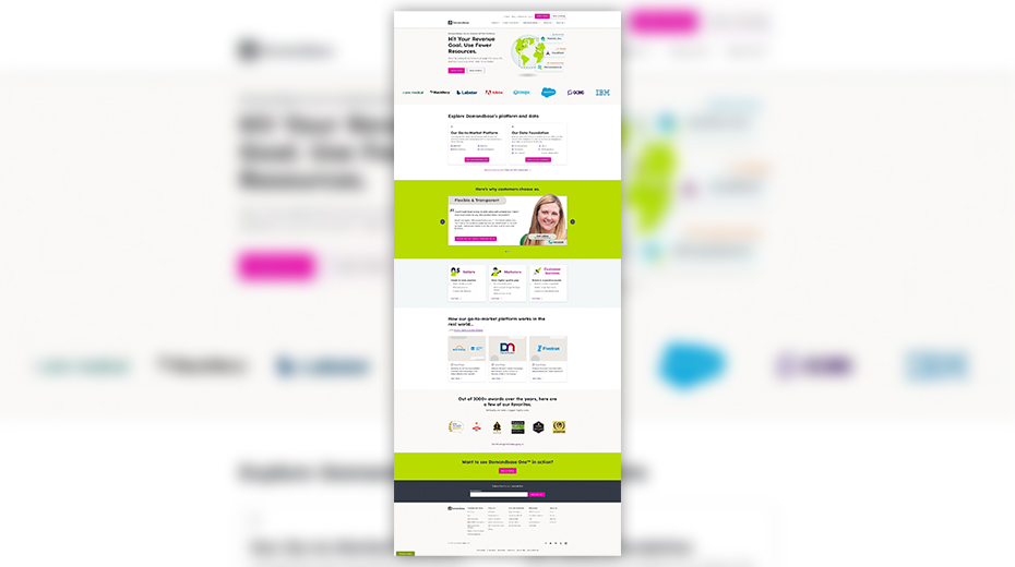 Demandbase.com 2022 website