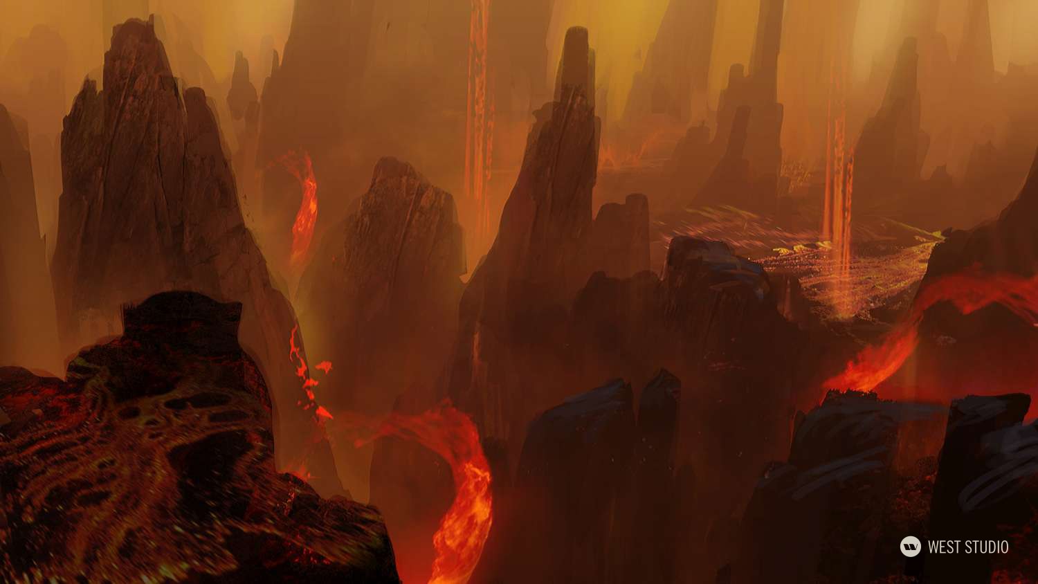 Environment Concepts, Location Design, Fantasy, Theme Park Attraction 