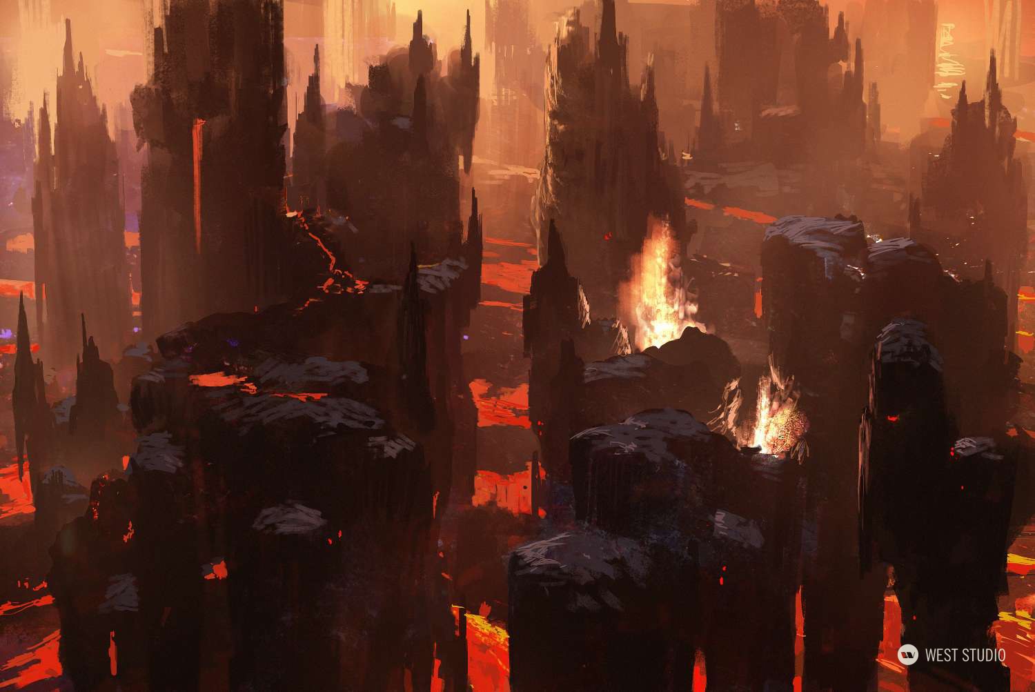 Environment Concepts, Location Design, Fantasy, Theme Park Attraction 