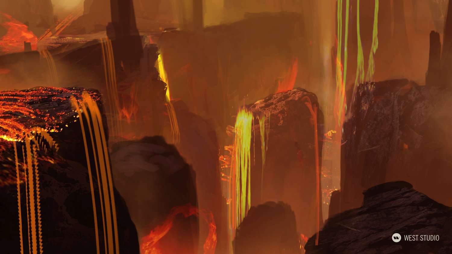 Environment Concepts, Location Design, Fantasy, Theme Park Attraction 