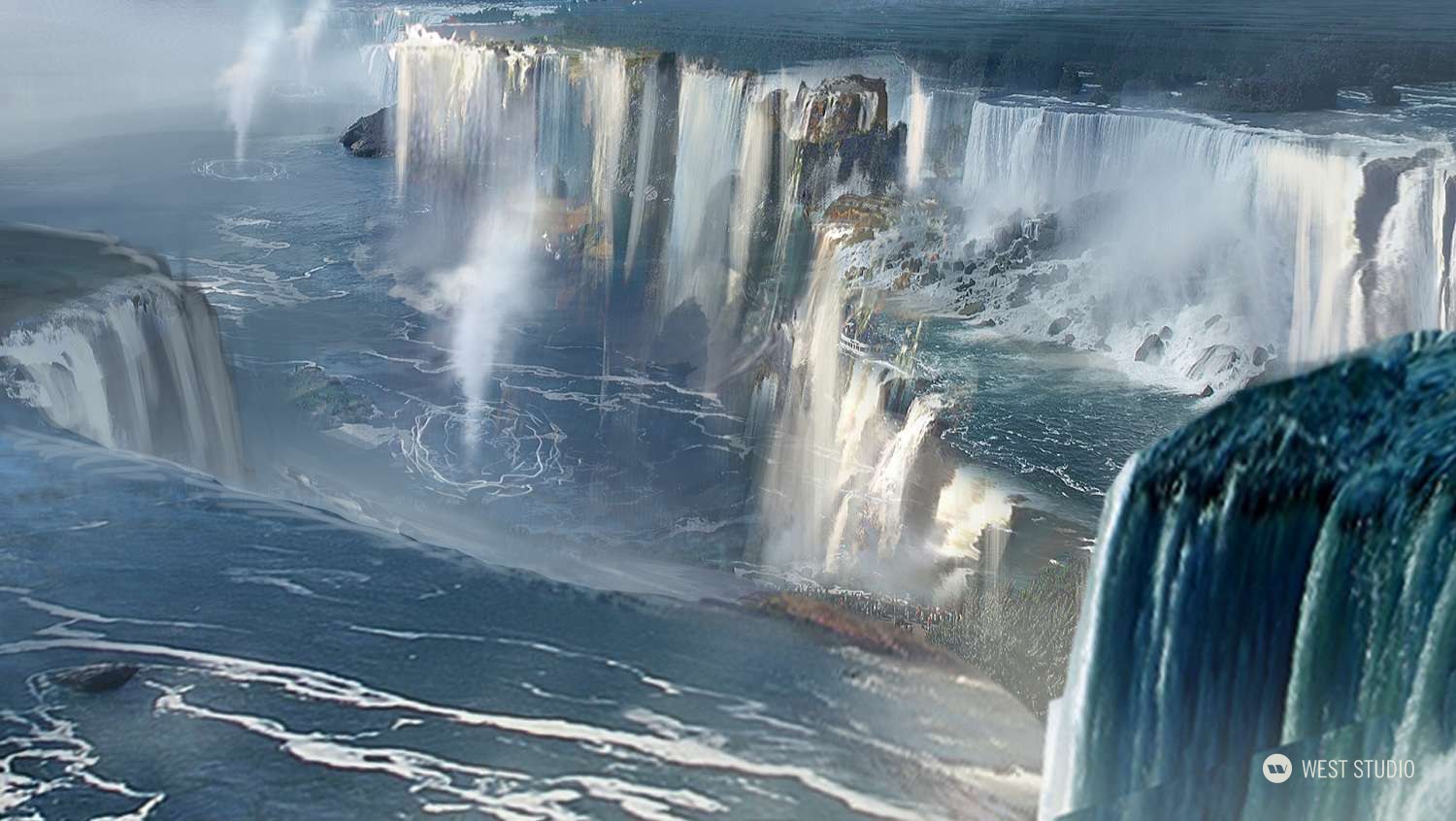 Environment Concepts, Location Design, Fantasy, Theme Park Attraction 