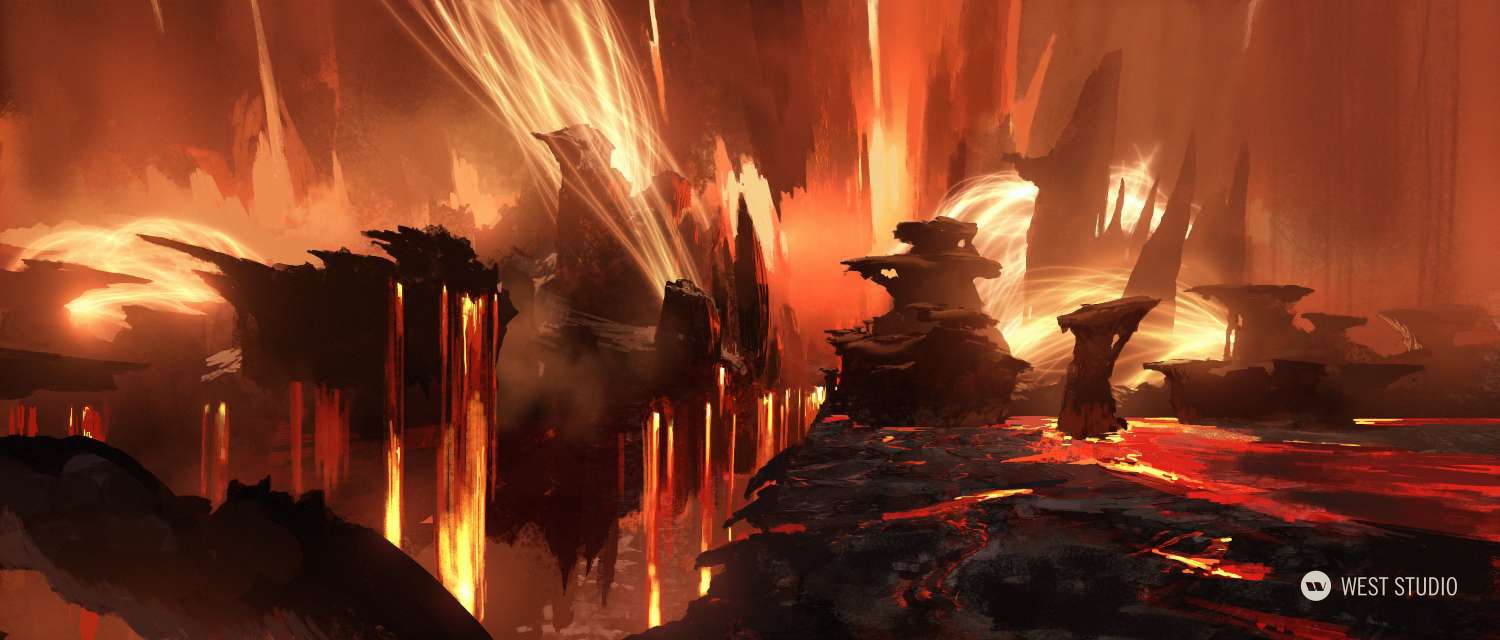 Environment Concepts, Location Design, Fantasy, Theme Park Attraction 