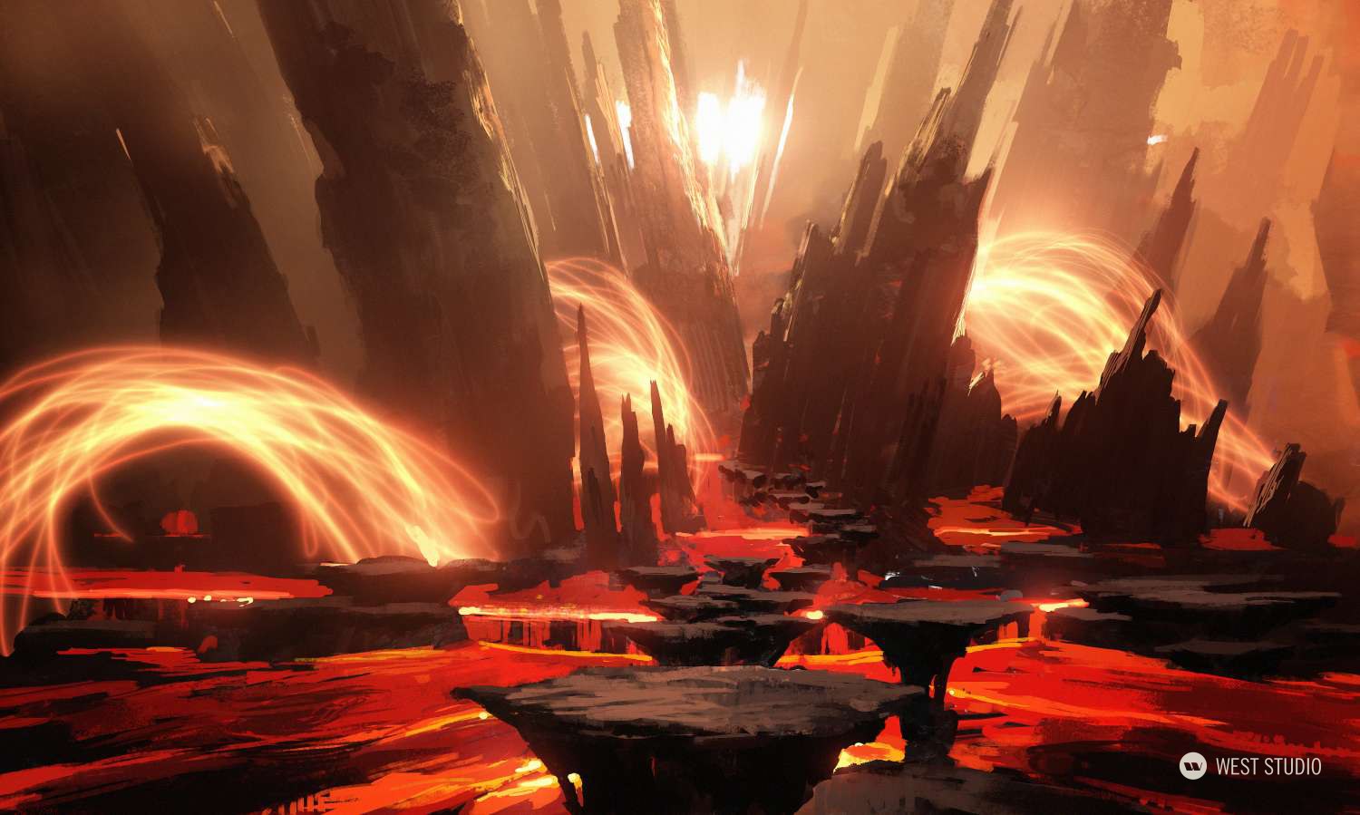 Environment Concepts, Location Design, Fantasy, Theme Park Attraction 