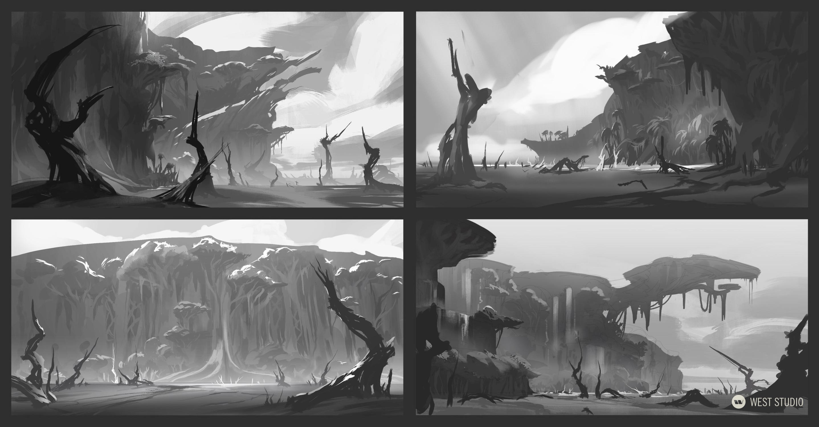 Environment Concept, World Building, Flora and Fauna Design