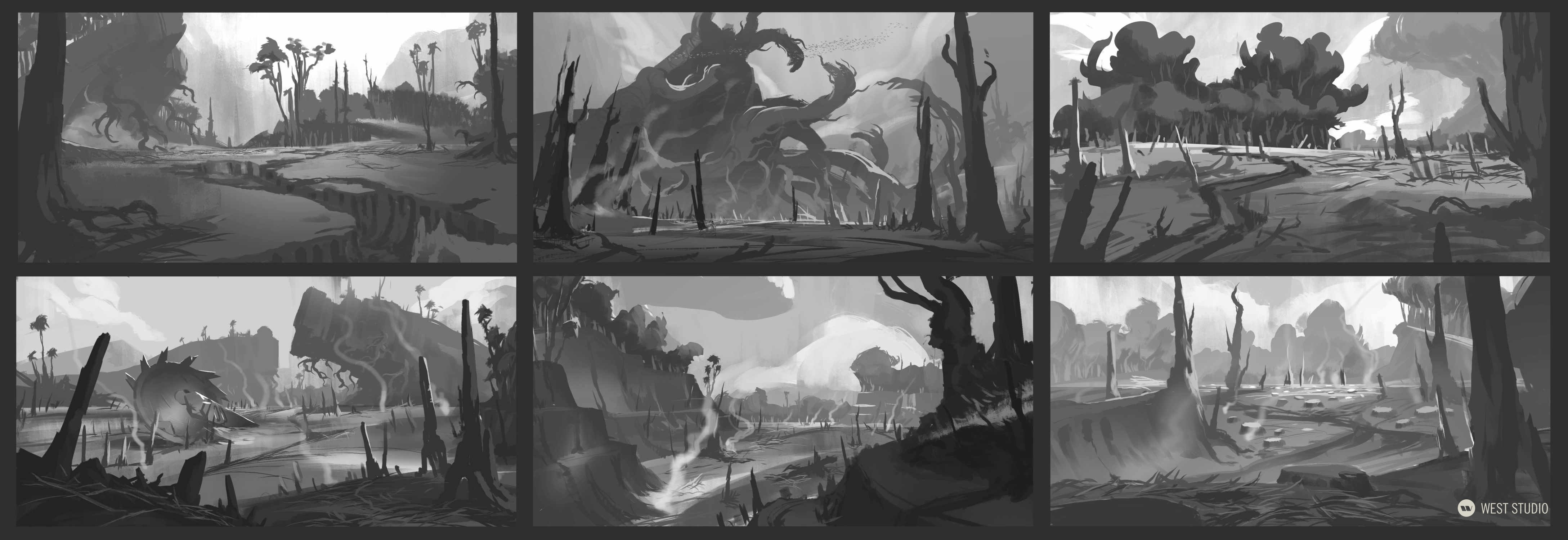 Environment Concepts, World Building, Flora and Fauna Design