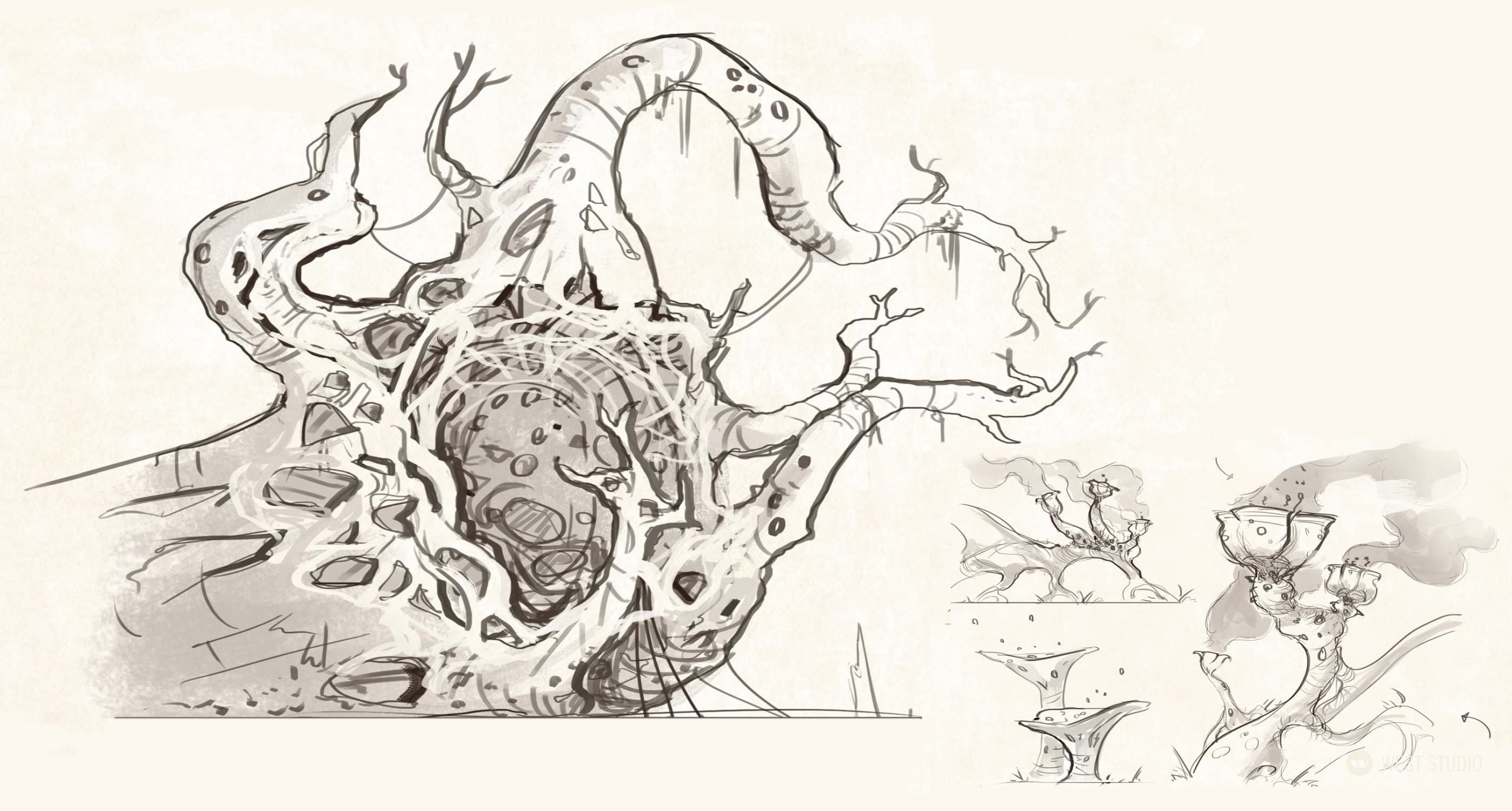 Environment Concepts, World Building, Flora and Fauna Design 