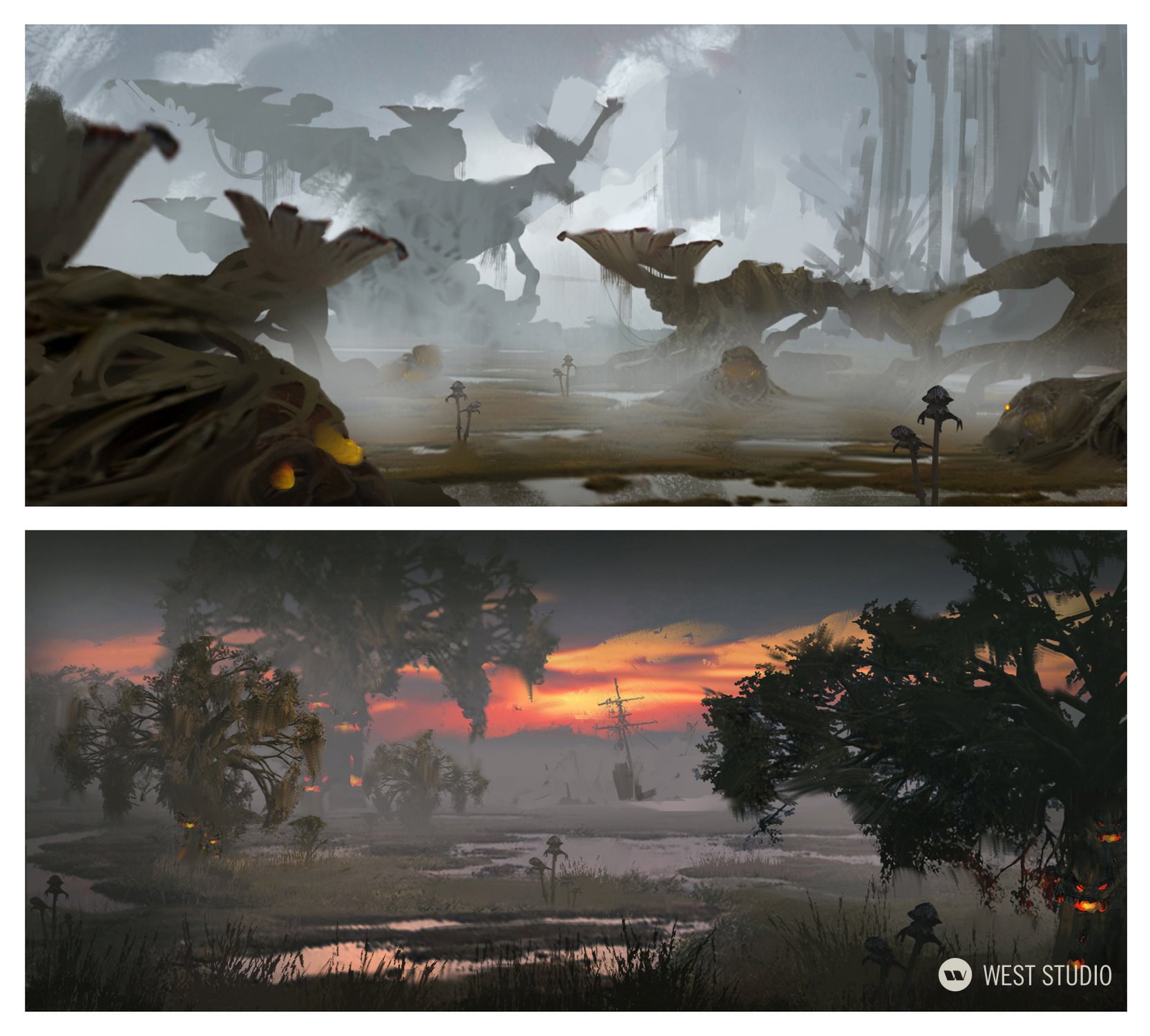 Environment Concepts, World Building, Flora and Fauna Design 