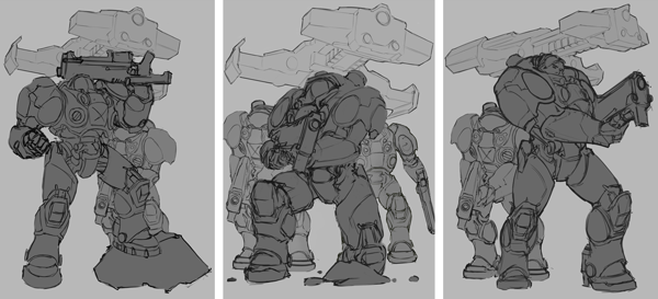 Key Art, Marketing Illustration, StarCraft II, Blizzard