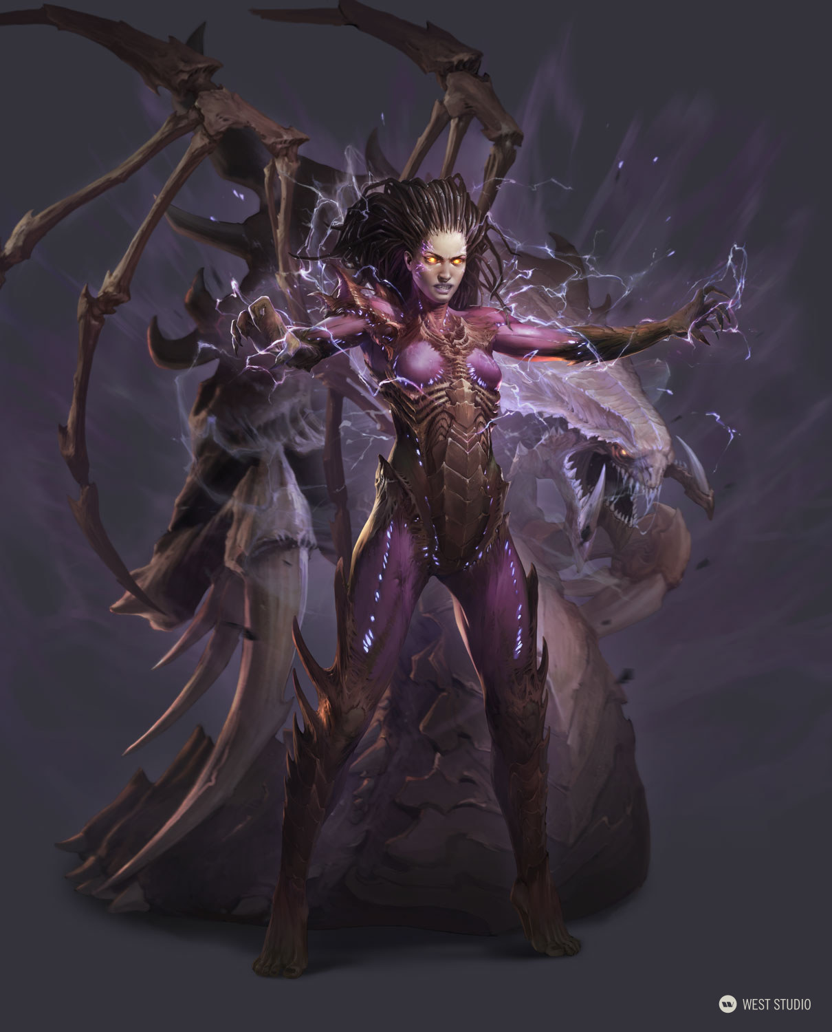 Key Art, Marketing Illustration, StarCraft II, Blizzard