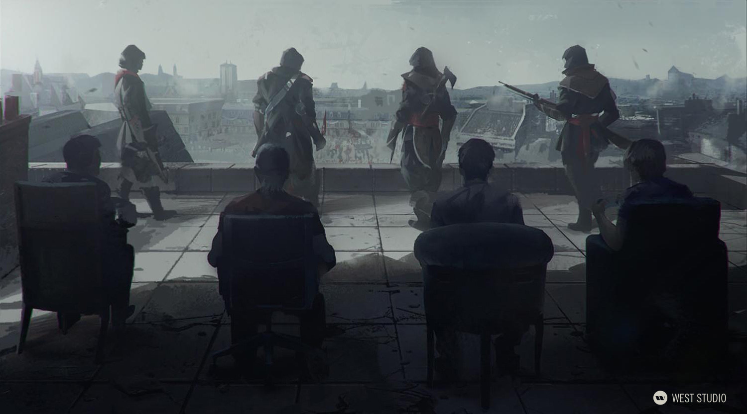 Assassin's Creed, Ubisoft, Commercial, Key Art, Storyboards, Neil Huxley, Digital Domain 