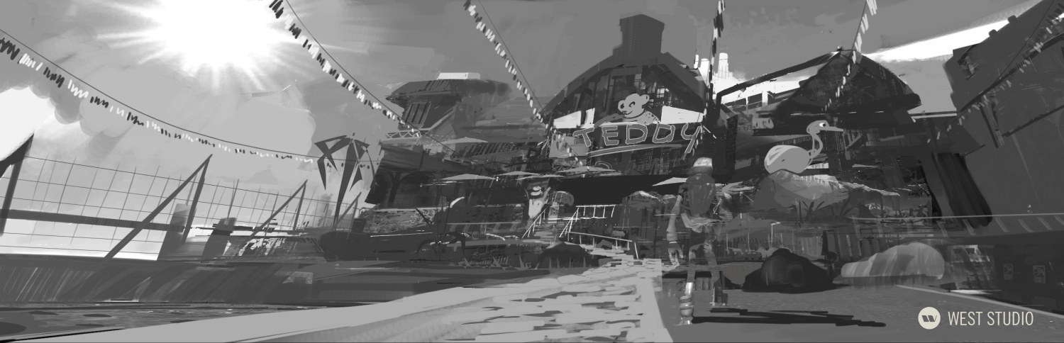 Concept Art, Environment Concepts, Visual Development, World Building, Insomniac Games