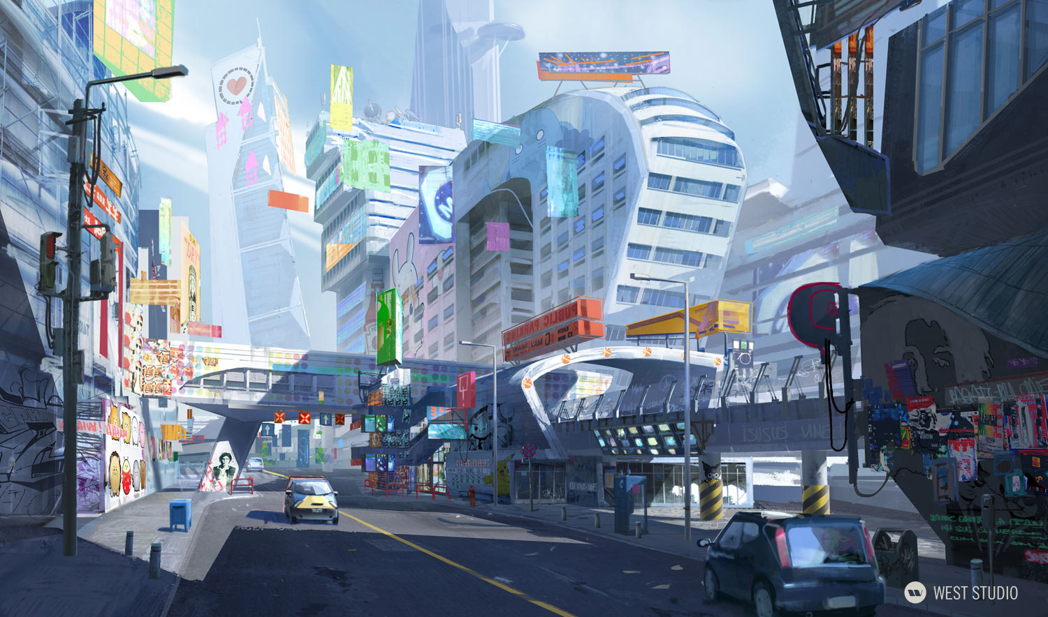 Concept Art, Environment Concepts, Visual Development, World Building, Insomniac Games
