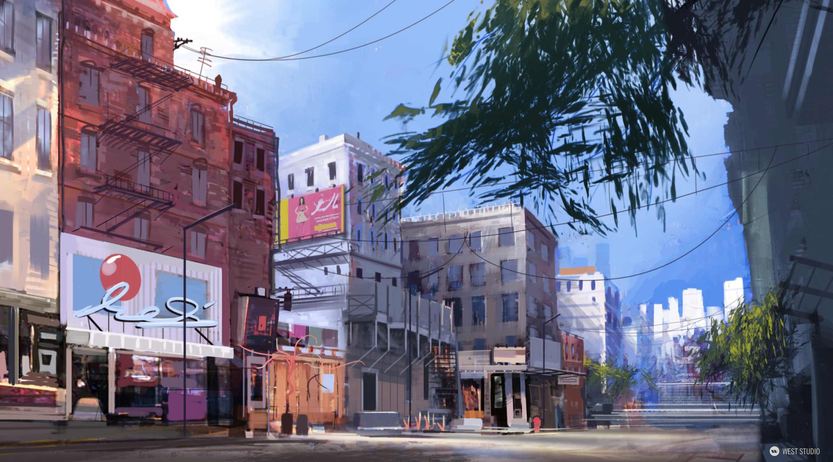 Concept Art, Environment Concepts, Visual Development, World Building, Insomniac Games