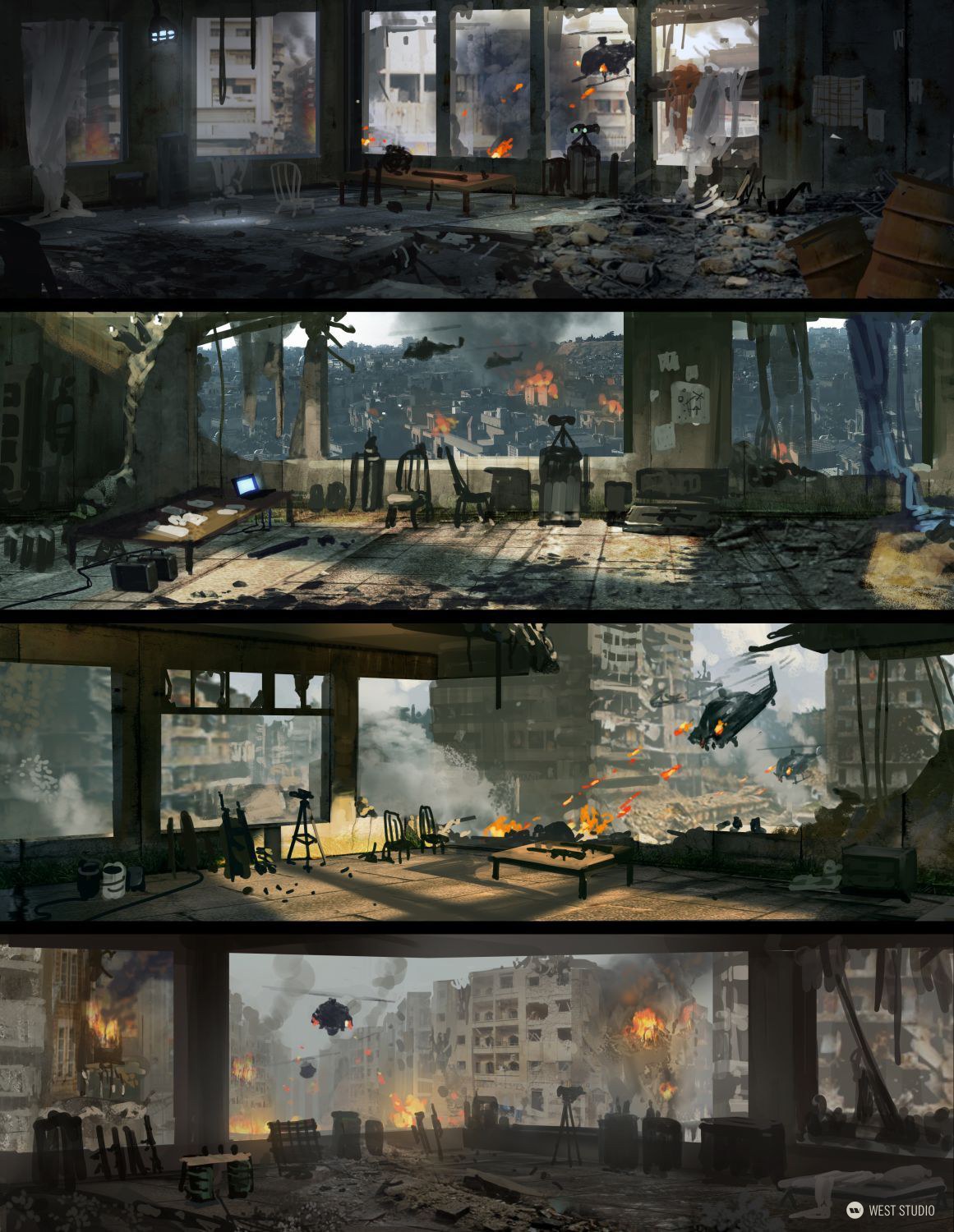 Concept Art, Environment Concepts, Background Paintings