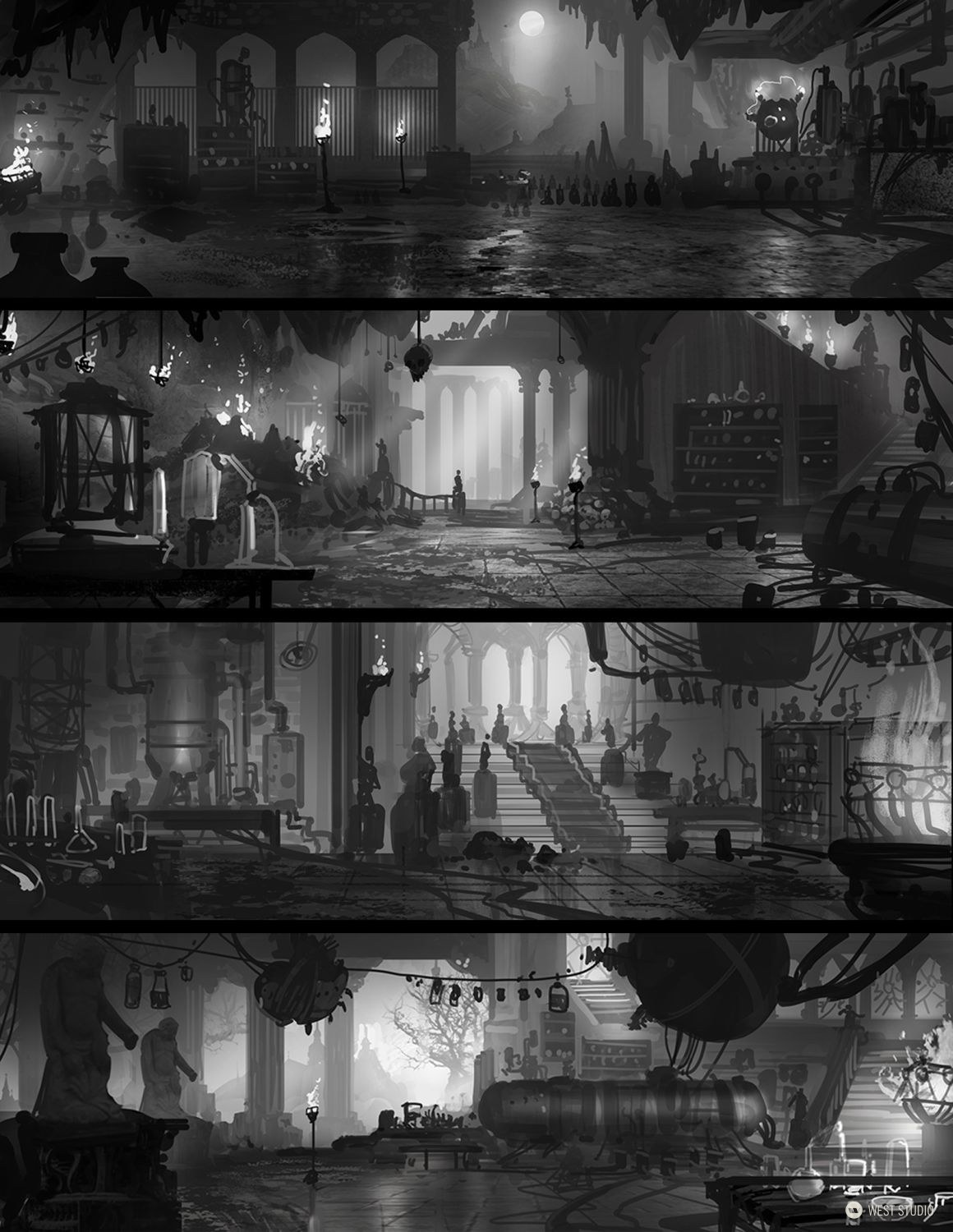 Concept Art, Environment Concepts, Background Paintings
