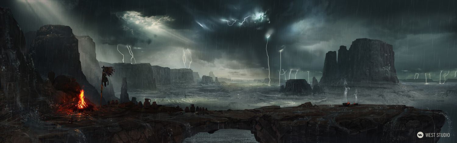 Concept Art, Environment Concepts, Background Paintings