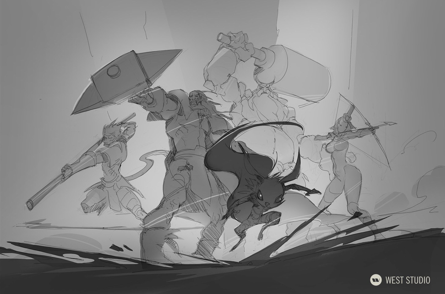 SMITE, Hi-Rez, Marketing Illustration, Key Art