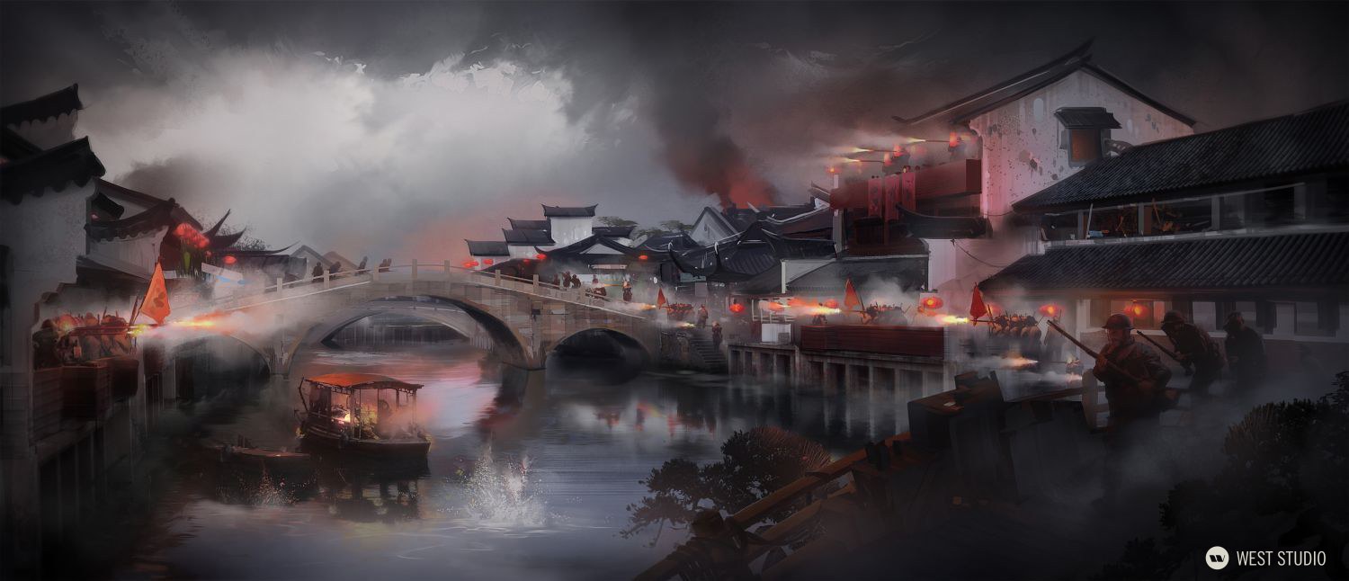 Double Helix Games, Amazon Games, Environment Concepts, Concept Art, Key Art