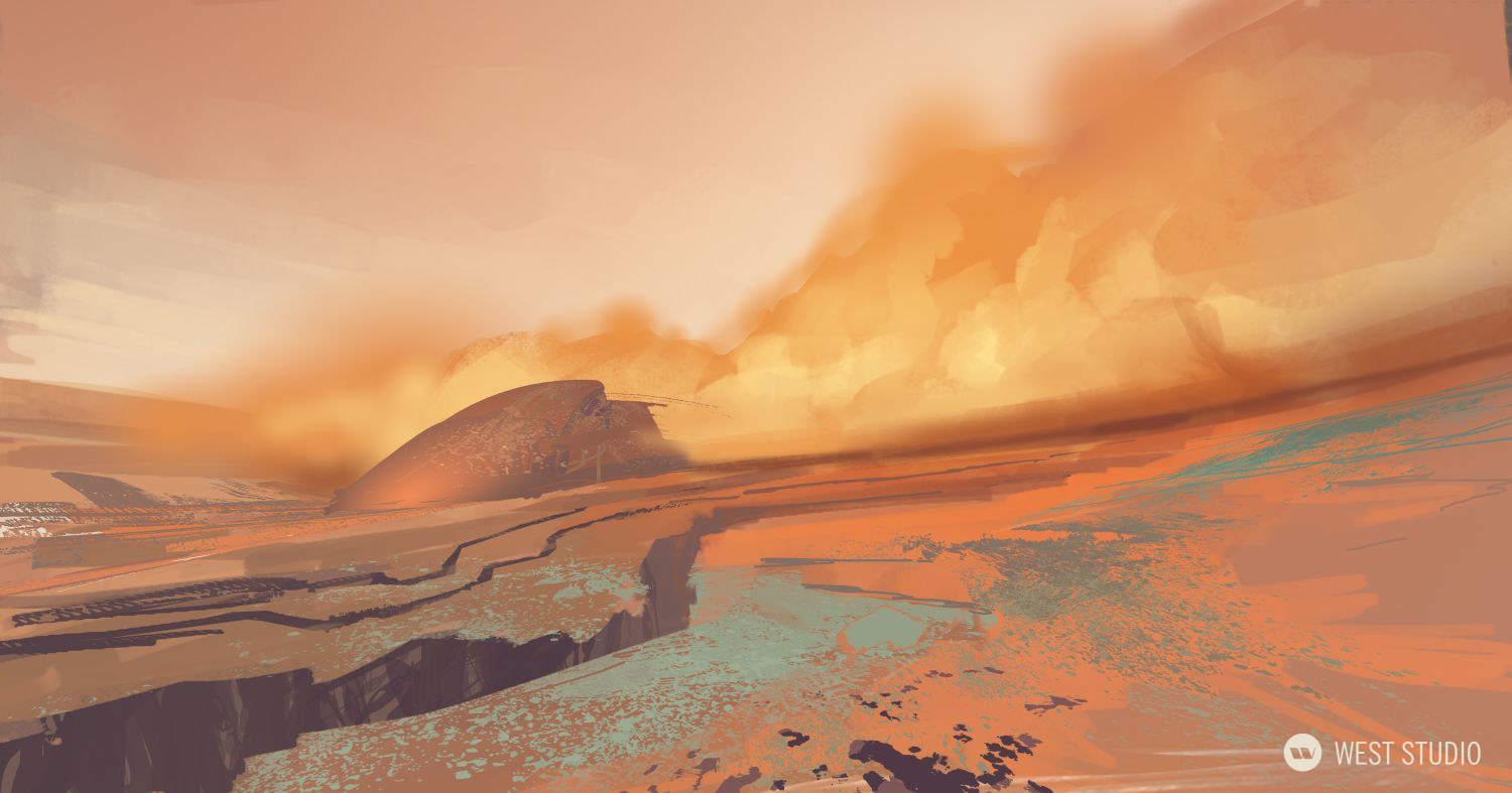 Honda, Digital Domain, Key Art, Concept Art, Location Design, Sci-fi 