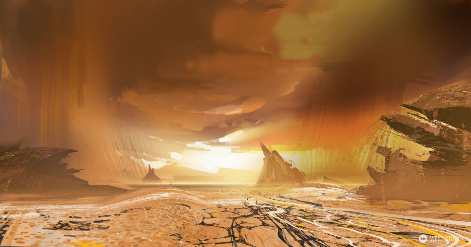 Honda, Digital Domain, Key Art, Concept Art, Location Design, Sci-fi 