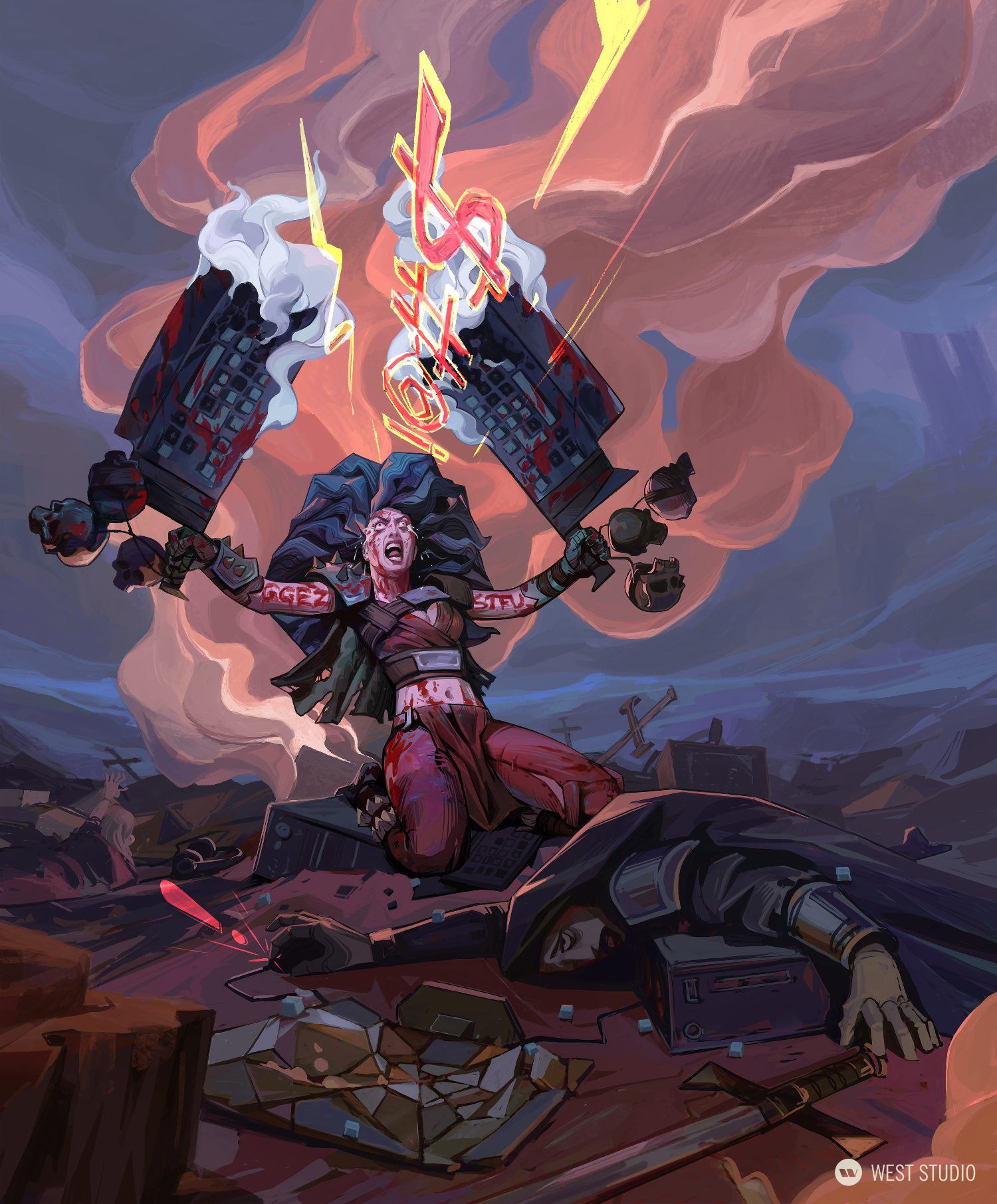 Riot Games, Tilt, Key Art, Storyboards, Character Design, West Studio, Visual Development, Narrative Design, TV, Commercial 